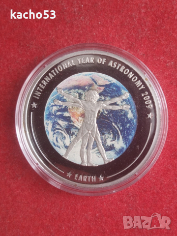 1 долар 2009 г.- ЗЕМЯ , о-ви Кук., снимка 2 - Нумизматика и бонистика - 54254326