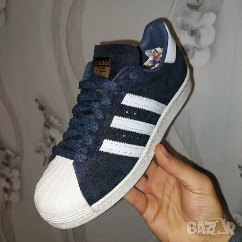 маратонки / кецове  Adidas Superstar 80s номер 38 велур, снимка 9 - Маратонки - 47918459