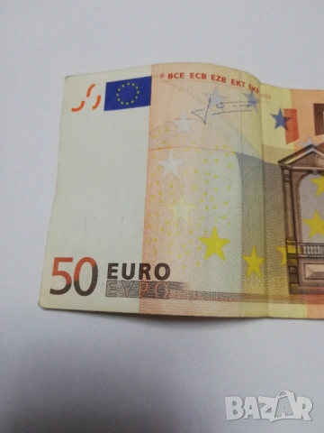 банкнота от 50 евро-2002 г., снимка 2 - Нумизматика и бонистика - 53251470