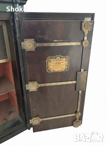 Антична огнеупорна каса Вертхайм , снимка 4 - Антикварни и старинни предмети - 53059648