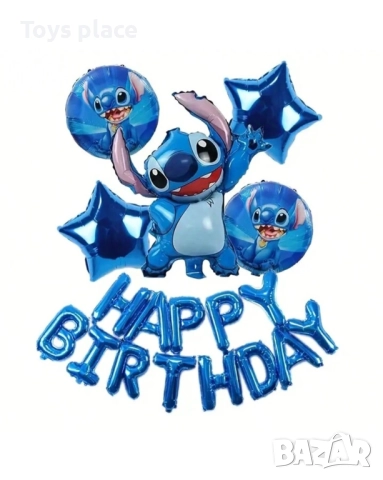 Фолиеви балони Лило и Стич Lilo and Stitch , снимка 16 - Други - 52012899