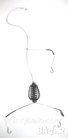 Оборудван с 20-грамова хранилка 3 кука, снимка 2 - Други спортове - 53664216