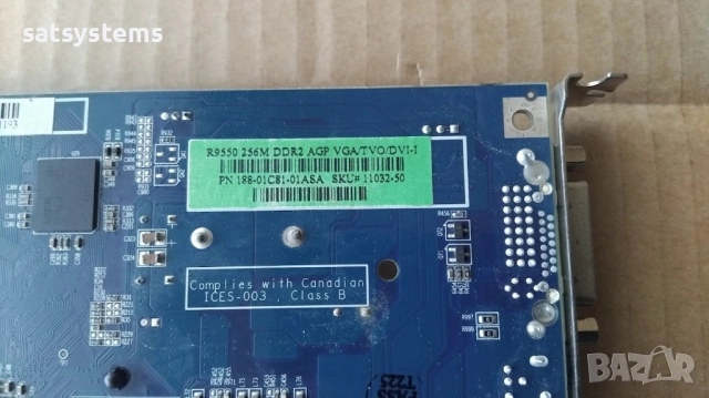 Видео карта ATi Radeon Sapphire R9550 256MB GDDR2 128bit AGP, снимка 9 - Видеокарти - 51794841