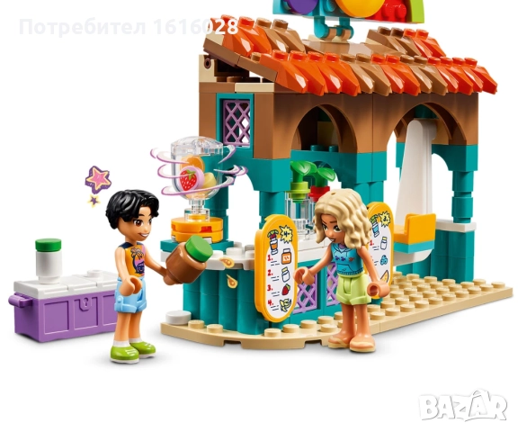 LEGO Friends 42625 - Щанд за шейкове на плажа.Friends 42640 - Площадка за морски свинчета, снимка 9 - Конструктори - 51311129