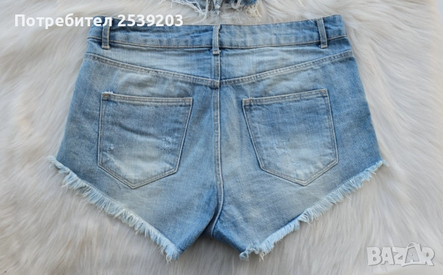 Къси дънкови панталони ZARA H&M размер L-ХL, снимка 15 - Къси панталони и бермуди - 51530299