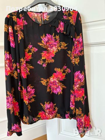 Елегантна блуза Liu Jo Milano, размер 40 / М, снимка 14 - Блузи с дълъг ръкав и пуловери - 45390523