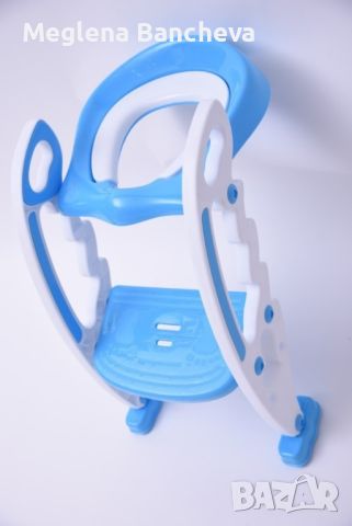 Детска седалка-адаптор за тоалетна чиния със стълба, снимка 6 - Други - 45481756