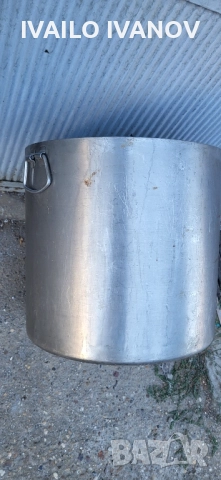 Казан 80литра на Хром Силистра дебела неръждавеика 2мм алпака , снимка 2 - Други стоки за дома - 51823820