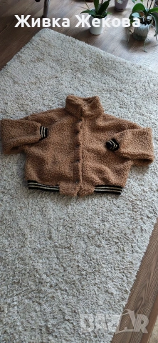 кафяво якенце , снимка 3 - Якета - 53572457