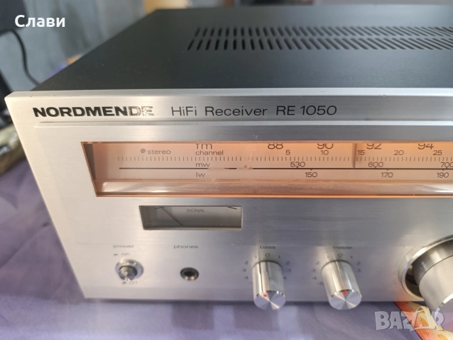 Receiver NORDMENDE RE-1050 , снимка 3 - Ресийвъри, усилватели, смесителни пултове - 53848610