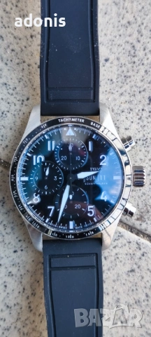 IWC Shaufhaussen Pilot's Watch Chronograph 41 AMG automatic mechanical watch Eta Valjoux 7750 movt, снимка 5 - Други - 53079361
