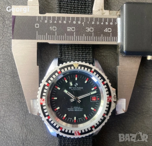 Sindaco Diver 70s Автомат Часовник, снимка 9 - Мъжки - 53585042