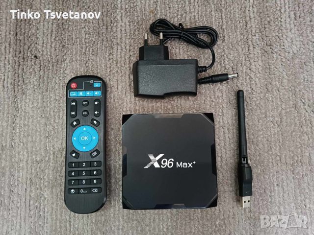 📺 X96 max+ / ТВ бокс // 4GB + 32GB (с бг тв), снимка 1 - Приемници и антени - 45957131
