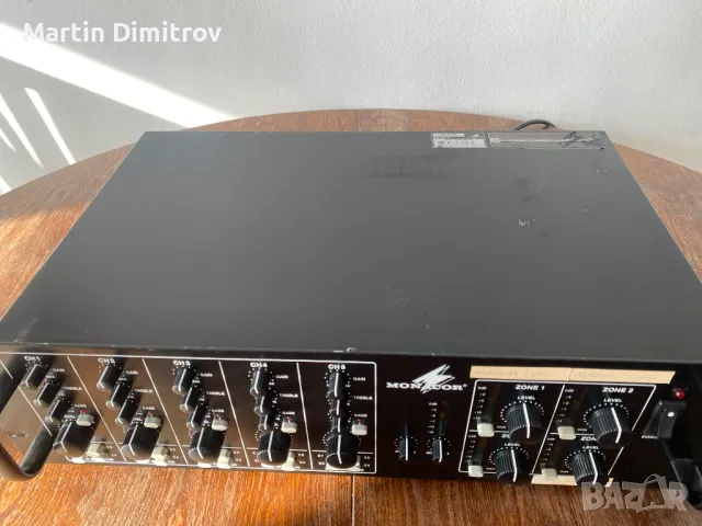  MONACOR PA-4040 Смесителен пулт Rack, снимка 1 - Ресийвъри, усилватели, смесителни пултове - 47525873