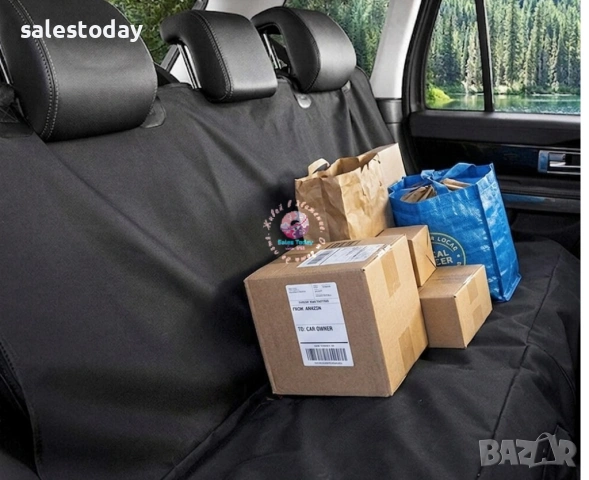 Протектор за задна седалка, Предпазно покривало за кола и багажник, 137см х 147см