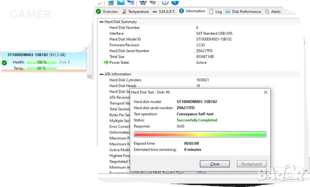 HDD SATA хард дискове, 0 часа работа и 100% здраве и производителностзводителност, снимка 8 - Твърди дискове - 53772609