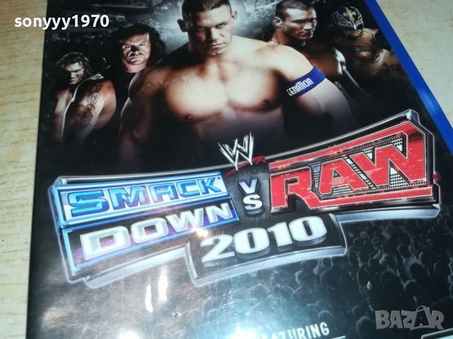 SMACK DOUN VS RAW 2010 PS2 GAME 1907241023, снимка 4 - Игри за PlayStation - 46629069