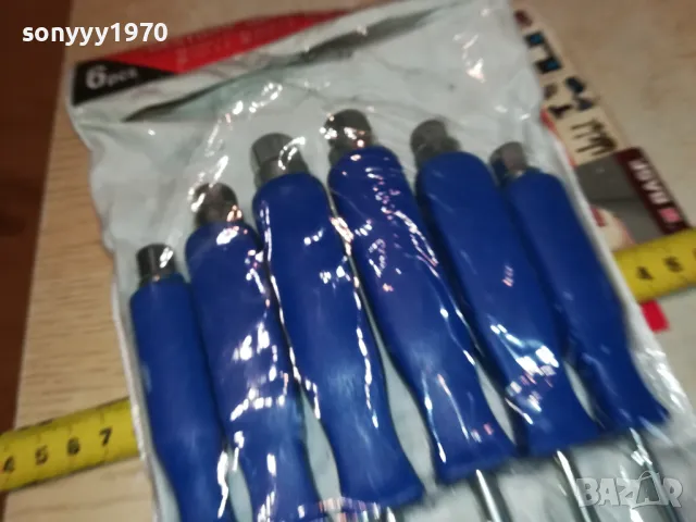 комплект от 6 ударни отвертки-захват за ключ 0404252201, снимка 6 - Отвертки - 49766785