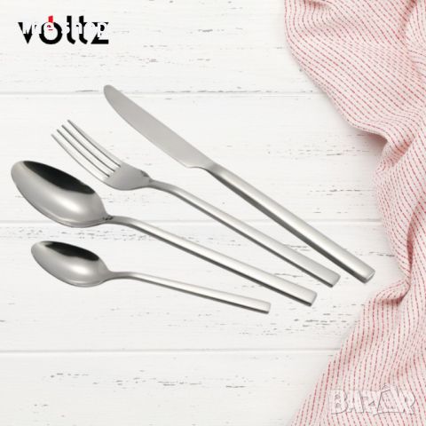 Прибори 24 части Voltz (001) - 3 цвята, снимка 2 - Прибори за хранене, готвене и сервиране - 45132183