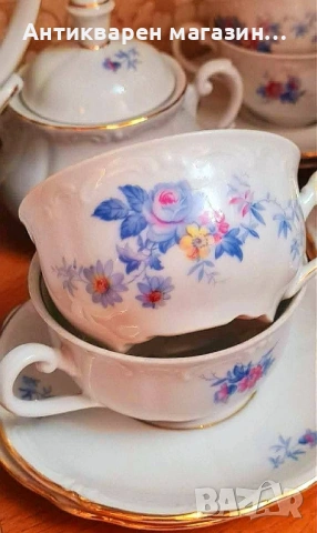 Прекрасен сервиз за кафе / чай за 12 души - Triptis, Germany,  , снимка 3 - Сервизи - 53809367