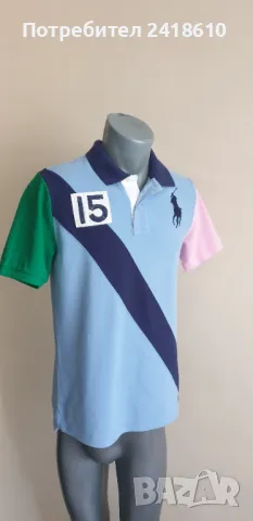 POLO Ralph Lauren Pique Cotton Classic Fit Mens Size S НОВО! ОРИГИНАЛ! Мъжка Тениска!, снимка 2 - Тениски - 46897769