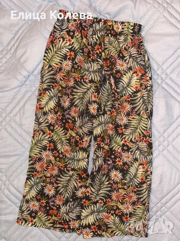 Mango & Reserved два панталона тип шалвари 7/8 за момиче 146-152 см, снимка 7 - Детски панталони и дънки - 51882396