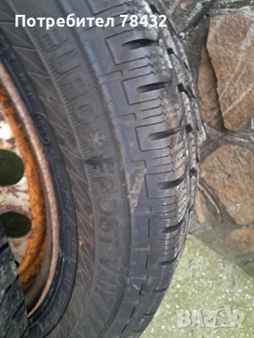 Зимни бусови гуми с джанти 195/65/16 С - 2 броя, снимка 5 - Гуми и джанти - 52919507