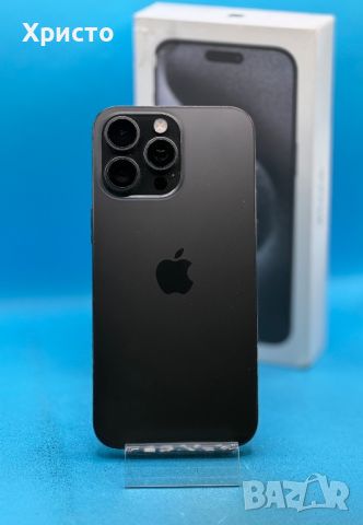 ГАРАНЦИОНЕН!!! Apple iPhone 15 Pro Max, 512GB, 5G, Black Titanium, снимка 5 - Apple iPhone - 46062134