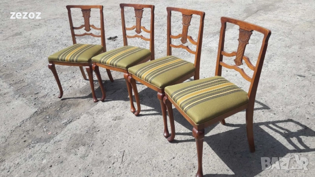 Столове-барок-4бр.№022, снимка 3 - Столове - 51461169