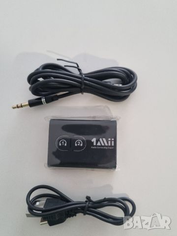 Трансмитер приемник за TV 1Mii, Bluetooth 5.2, презареждаем, AUX 3.5 mm, Dual Link, HD Audio, снимка 1