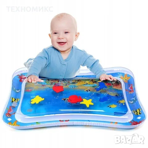 Водна постелка за бебета, XYZ, PVC, 66 x 50 x 5 см, многоцветна, снимка 7 - За банята - 49691654