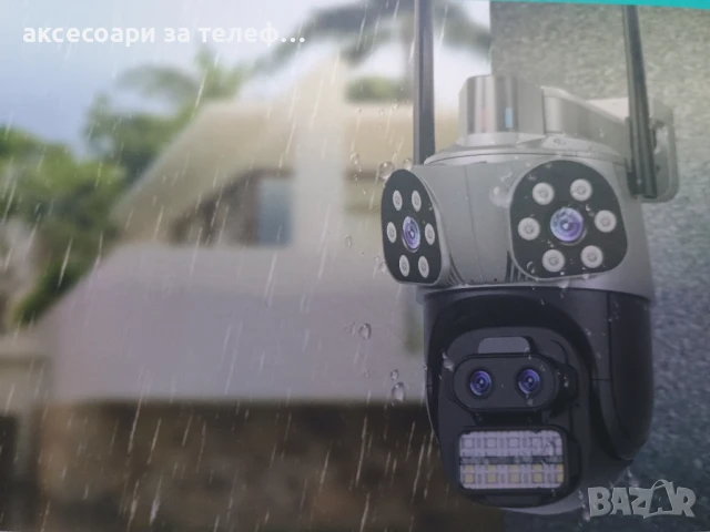 Wi fi Тройна камера за видеонаблюдение