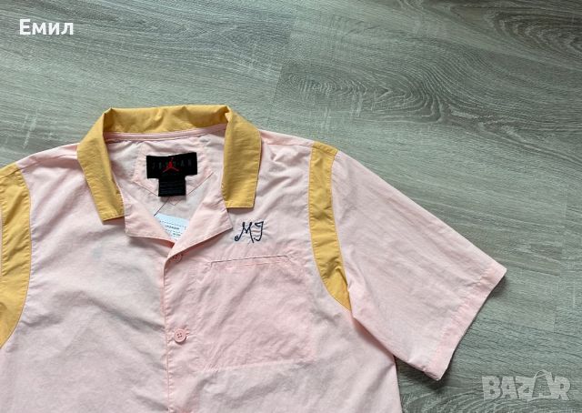 Нова с етикет! Дамска риза Air Jordan Button Up Shirt, Размер S, снимка 4 - Ризи - 45659268