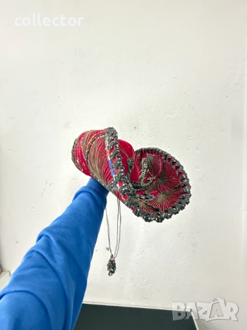 Богато украсено мексиканско сомбреро. №7666, снимка 10 - Други - 52582795