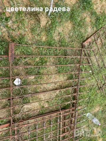 Ограда и врата от масивно ковано желязо