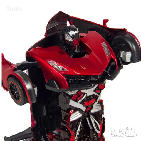 Играчка 2 в 1 робот трансформърс и кола с дистанционно управление, снимка 4 - Коли, камиони, мотори, писти - 52589163