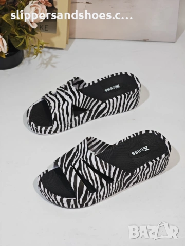 Дамски чехли на платформа 36/41, снимка 3 - Джапанки - 53521472