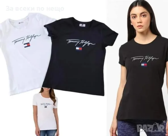 Tommy Hilfiger Дамска Тениска👚Дамска Блуза С Къс Ръкав Томи Хилфигер-Различни Цветове Код LFS371, снимка 1