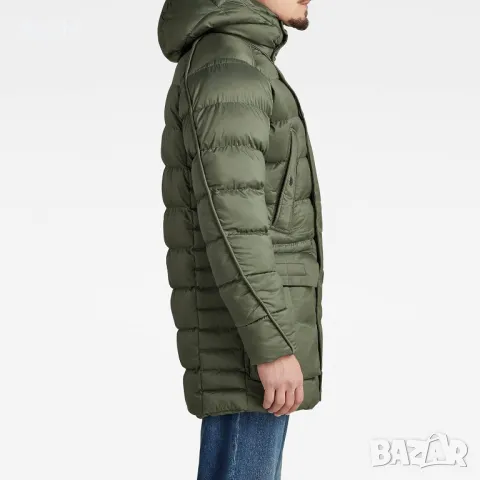 G-STAR RAW Мъжко Пухено Зимно Яке Парка G-Whistler Padded Hooded Parka, снимка 3 - Якета - 47230832