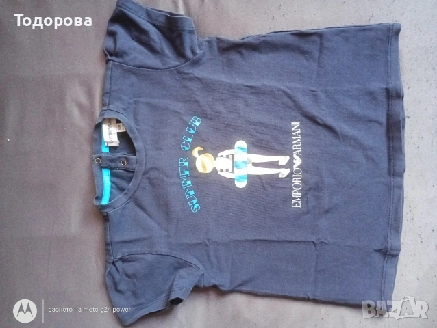 Тениска Emporio Armani за момиче 98размер , снимка 2 - Детски Блузи и туники - 53099229