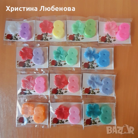 Сапунчета за 8 март, снимка 18 - Изкуствени цветя - 48733801