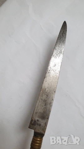Стар нож с бронзова дръжка, снимка 8 - Антикварни и старинни предмети - 53667576