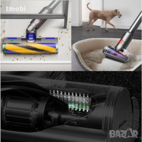 Dyson V15 Absolute 2023 + 24 месеца гаранция, снимка 4 - Прахосмукачки - 46110585