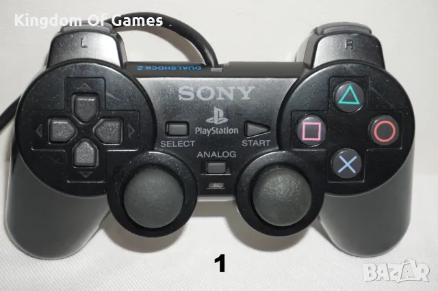 Два Броя Оригинални Джойстици DUALSHOCK 2 SCPH 10010 За Конзола Sony Playstation 2 , снимка 2 - Аксесоари - 46850983