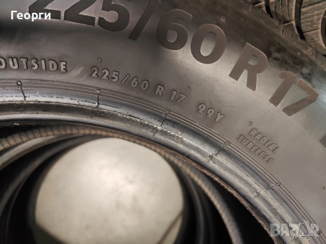 4бр.летни гуми 225/60/17 Continental, снимка 4 - Гуми и джанти - 51860031