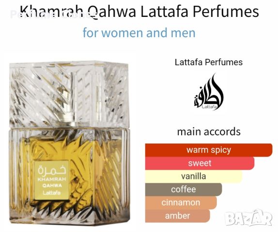 Унисекс Парфюм ◇Khamrah Qahwa Lattafa Perfumes, снимка 5 - Унисекс парфюми - 46115009