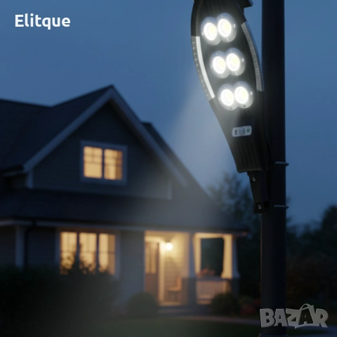 Интелигентна соларна улична лампа – 180W енергийна ефективност и яркост, снимка 12 - Други - 52744891