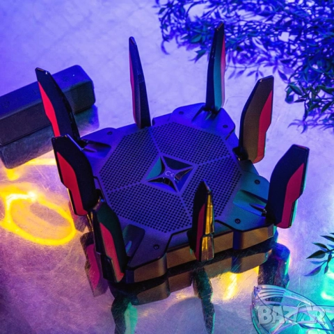 Рутер TP-Link Archer AX11000, WiFi 6, 3-лентов на половин цена!, снимка 3 - Рутери - 51545767