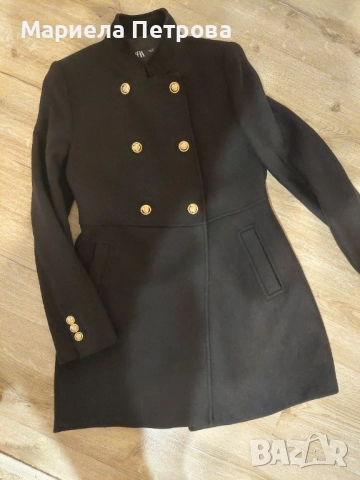 Зимно вълнено палто ZARA, снимка 2 - Палта, манта - 52646710