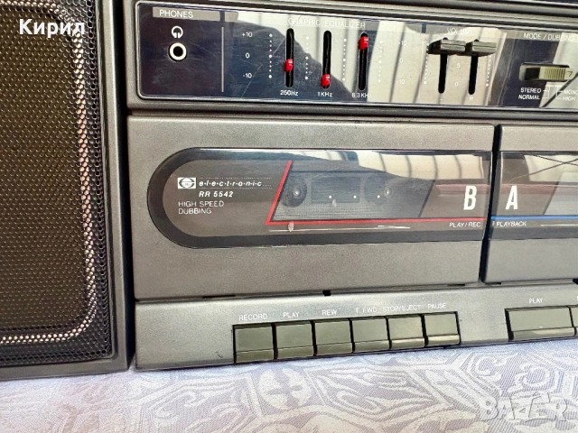 Касетофон Elite electronic RR 5542, снимка 3 - Радиокасетофони, транзистори - 53353488